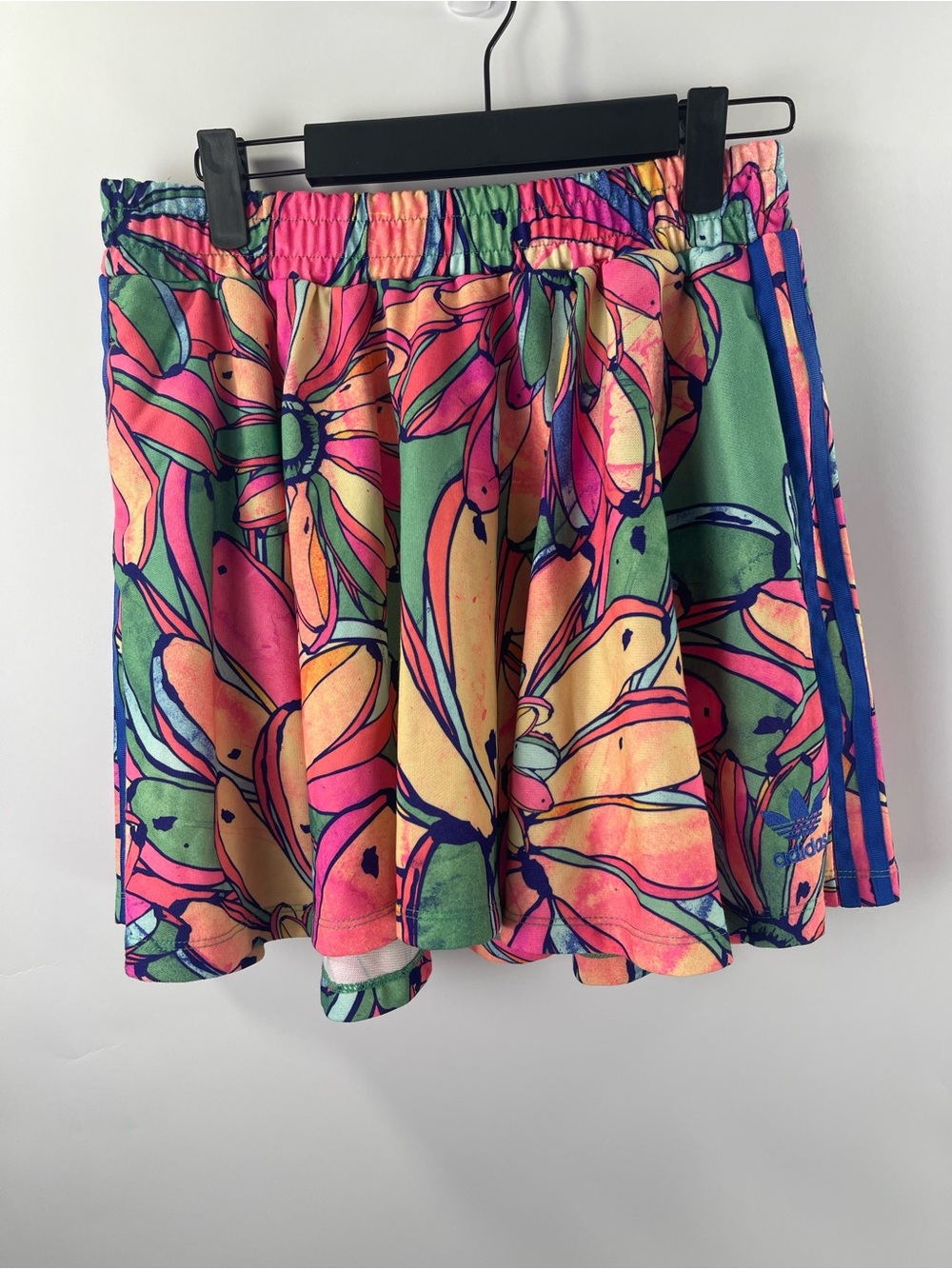Adidas X Farm Rio Women’s Colorful Skater Streetwear Tropical Flare Small Skirt
